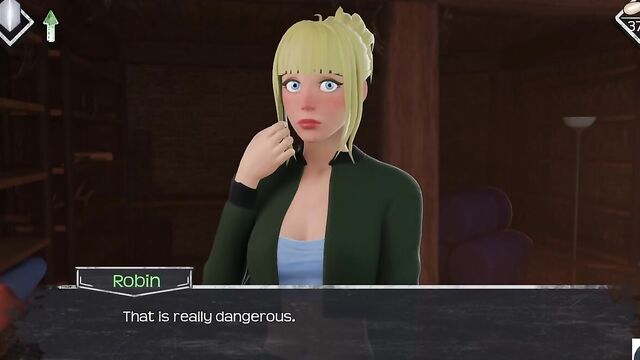 Эротичная телка в бикини разгуливает по дому