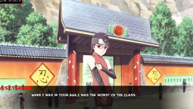 Японка в коротких шортах сексуально трясет большими сиськами