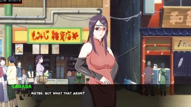 Японка в коротких шортах сексуально трясет большими сиськами