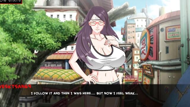 Японка в коротких шортах сексуально трясет большими сиськами