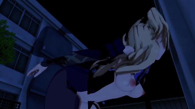 Злодей щупает молодую красотку и засаживает между ног