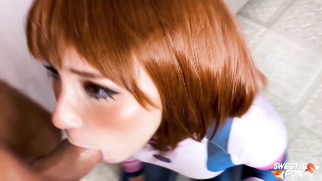 Любительский секс с рыжей косплейщицей