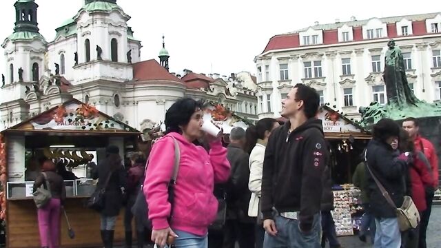 Снял симпатичную чешскую зрелку и дал ей на клык